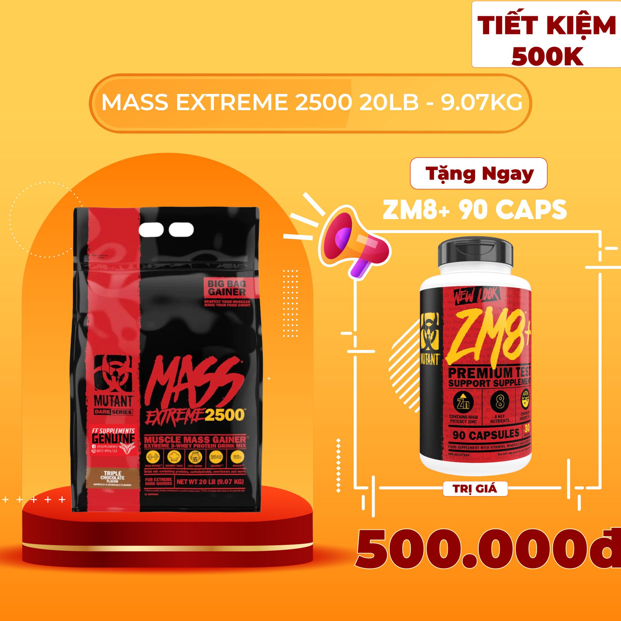 Sữa Tăng Cân Mutant Mass Extreme 2500 20lbs Bí Quyết Tăng Cân Hiệu Quả 1297